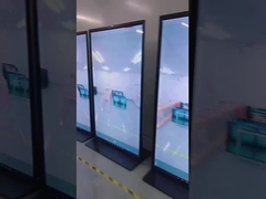 75-calowy stojak podłogowy wyświetlacz reklamowy na pełnym ekranie 178° Kąt widzenia 450cd/m2 Jasność