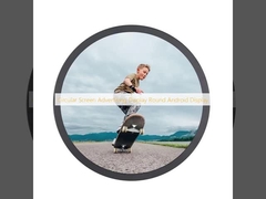 Okrągły wyświetlacz reklamowy Okrągły wyświetlacz Androida