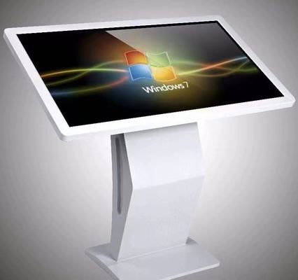 55-calowy stand-up kiosk z ekranem dotykowym w podczerwieni i systemem Android lub Windows