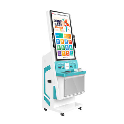 32 cali biuro medyczne CE Kiosk z ekranem dotykowym z pojemnościowym dotykiem do odprawy szpitala