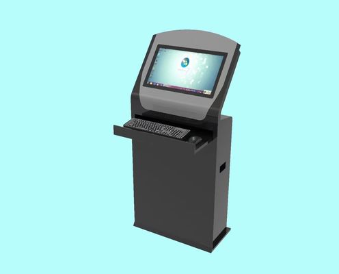 19-calowy wolnostojący kiosk samoobsługowy z ekranem dotykowym do odbioru biletów z interaktywnym wyświetlaczem
