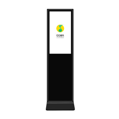 32-calowy wolnostojący kiosk z ekranem dotykowym pojemnościowym, pionowym wyświetlaczem i czytnikiem kart