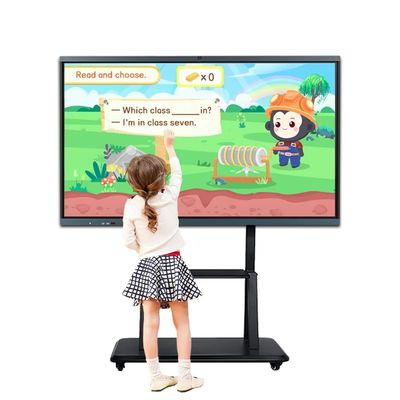 Przenośny interaktywny płaski panel LCD 86 cali Smart Blackboard do nauczania