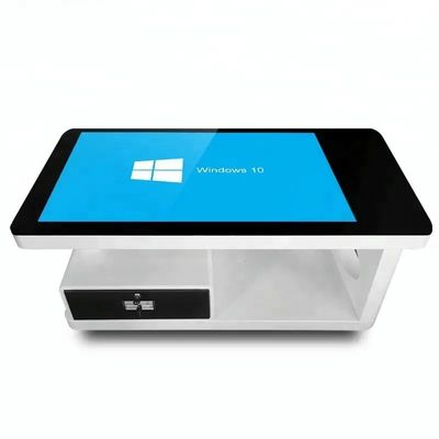 43-calowy Windows 10 Interaktywny ekran dotykowy Stolik z ramą z stopem aluminium dla biznesu i edukacji