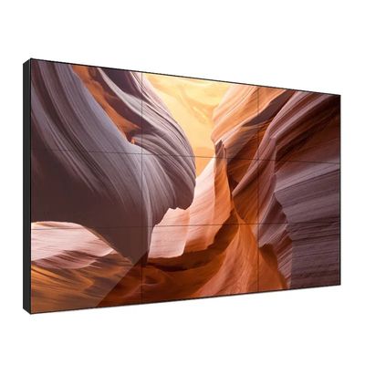Komercyjna ściana telewizora LCD 46 cali 1,8 mm podłoga stojąca reklama ściana splicing