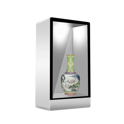 55-calowy stand przezroczyste LCD Vitrine ekran dotykowy LCD Display Cabinet 1920x1080