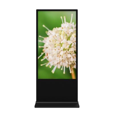 75-calowy pionowy wyświetlacz reklamowy LCD z rozdzielczością 4K i systemem Android