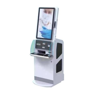 32-calowy kiosk samoobsługowy z ekranem dotykowym, mocą 67W i konfigurowalnymi funkcjami do rejestracji w szpitalu