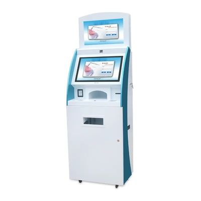 Kiosk z 22 cali bezpłatnie stojący ekran dotykowy z pojemnością dotykową do płatności samoobsługowych