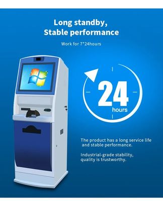 19-calowy kiosk z ekranem dotykowym z procesorem Intel Core i3/i5/i7 i rozdzielczością 1920*1080 dla terminalu samoobsługowego