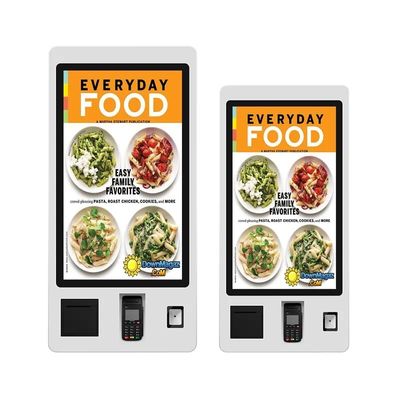 Samoobsługowy Kiosk zamówienia z ekranem dotykowym 21,5 cali 24 cali 27 cali