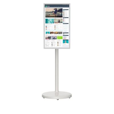 Inteligentny przenośny ekran dotykowy cyfrowy kiosk 24 cali stojak podłogowy tablet Android NFC