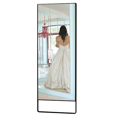 43-calowe inteligentne lustro fitness z Androidem 7.1 RK3288 i niestandardowym wyświetlaczem reklamowym LCD z regulacją jasności