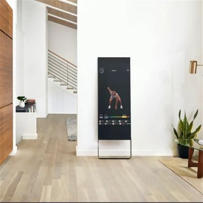 43-calowe inteligentne lustro fitness z Androidem 7.1 RK3288 i niestandardowym wyświetlaczem reklamowym LCD z regulacją jasności