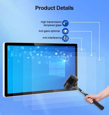 15,6-calowy monitor z ekranem dotykowym pojemnościowym o rozdzielczości 1920x1080 i wielodotykiem do wyświetlaczy przemysłowych