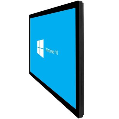 Monitor dotykowy na podczerwień o przekątnej 55 cali, montowany na ścianie, wyświetlacz LCD z 10-punktowym dotykiem pojemnościowym
