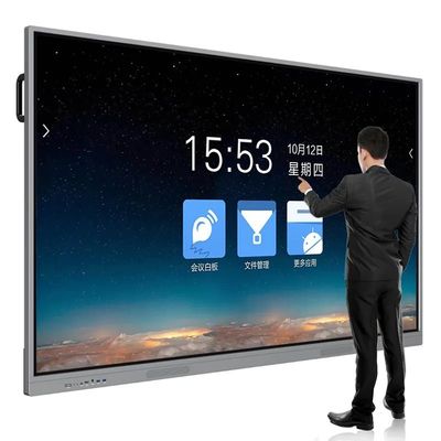 100 cali Full HD Wieloterminowy cyfrowy interaktywny tabliczka inteligentny płaski panel ekran dotykowy