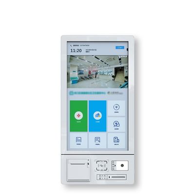 Kiosk samoobsługowy o pojemności 24 cali z PC przemysłowym do sprawdzania stanu zdrowia
