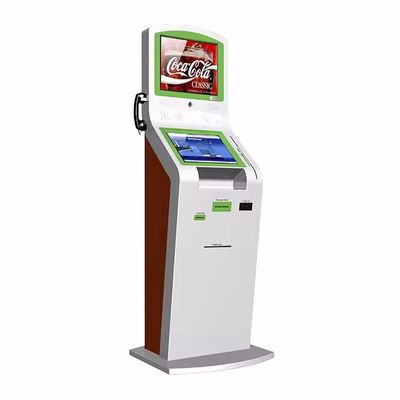 Dostosowany wyświetlacz dotykowy Kiosk samoobsługowy do płatności gotówkowych i oprogramowania