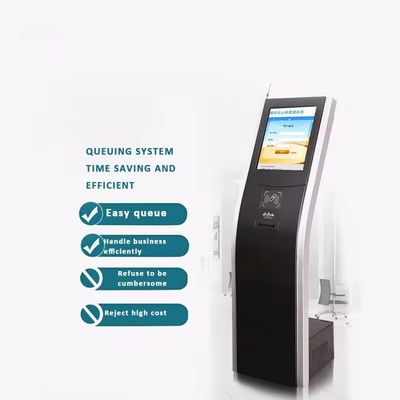 Kiosk cyfrowy z ekranem dotykowym Windows 10 z 19 cali ekranu i 128 GB SSD do interaktywnego samoobsługi