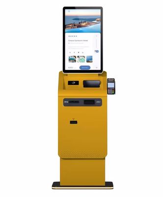 Monitor z ekranem dotykowym do samoobsługowego kiosku rozliczeniowego o rozdzielczości 1920 x 1080 i szerokim zakresie temperatur (-10°C~60°C) z wieloma wejściami (HDMI, VGA, USB)
