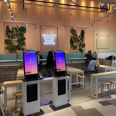 Wynagrodzenie Kiosk płatności Monitor ekranu dotykowego wyświetlacz Hotel Szpital