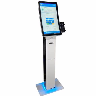 Kiosk z wysoką rozdzielczością wyświetlacza dotykowego z maszyną POS i drukarką termiczną