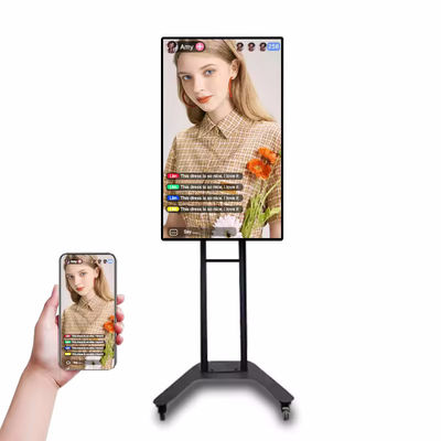 Wydanie na żywo LCD Reklamowy wyświetlacz HDMI/VGA/Wpływy Wireless Share Display