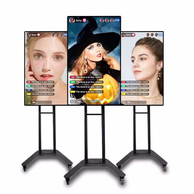 Wydanie na żywo LCD Reklamowy wyświetlacz HDMI/VGA/Wpływy Wireless Share Display