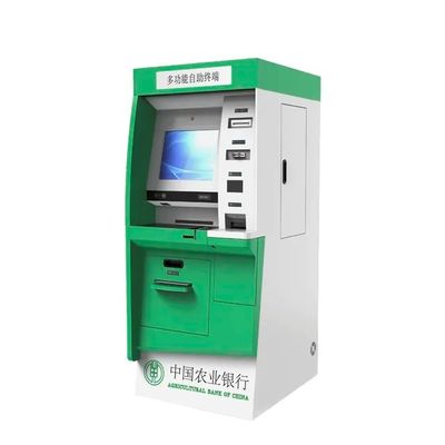 Konfigurowalny samoobsługowy kiosk z ekranem dotykowym i akceptorem gotówki w rozmiarach 22 cale/27 cali/32 cale