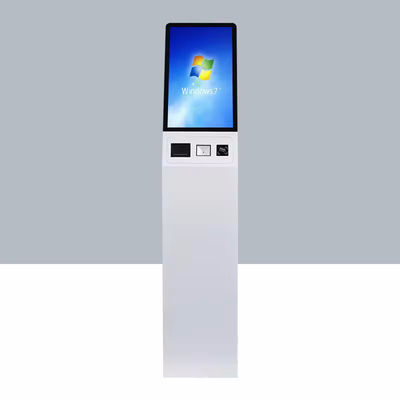 Kiosk do samodzielnego zameldowania z łącznością Wi-Fi/Bluetooth, dyskiem SSD 128 GB i niestandardowym kolorem dla bezproblemowej samoobsługi