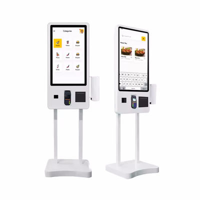 Kiosk samodzielnego zamówienia o wysokim bezpieczeństwie z pikseli 0,63 mm i kątem widzenia 178 ° dla bezpiecznych transakcji