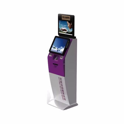 Kiosk do samodzielnego zamawiania z możliwością dostosowania marki i podwójną płatnością, z ekranem dotykowym LCD 17/19 cali dla hoteli i kin