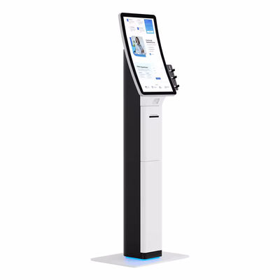 Kiosk POS z skanerem kodów kreskowych i drukarką pokwitowania