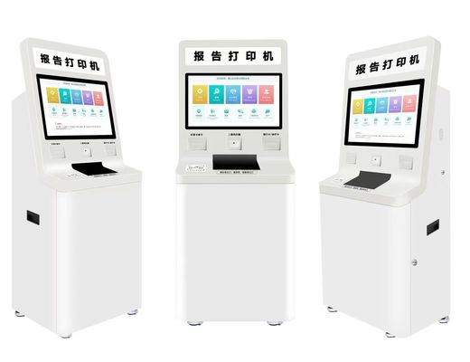 Kiosk samoobsługowy z niedrogim utrzymaniem i metalowym ekranem dotykowym