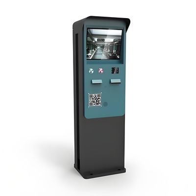 Kiosk parkingowy z ekranem dotykowym Zarządzanie parkingiem z automatyczną stacją serwisową