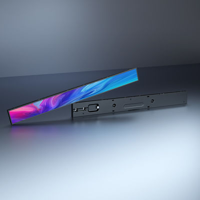 Wyświetlacz reklamowy LCD o jasności 350 cd/m2, zasilacz 110-240 V i ekran rozciągający do komercyjnych znaków cyfrowych
