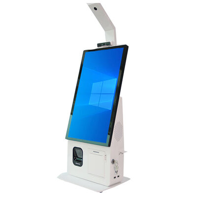 System POS Kiosk All-in-one z ekranem dotykowym pojemnościowym, drukarką termiczną 80 mm i czytnikiem kart NFC do samodzielnego rozliczania