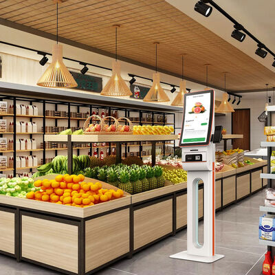 23,6-calowy kiosk samoobsługowy z pionowym ekranem i rozdzielczością 1920x1080 oraz opcjonalnym oprogramowaniem Multi-OS