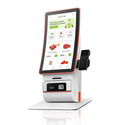 23,6-calowy kiosk samoobsługowy z pionowym ekranem i rozdzielczością 1920x1080 oraz opcjonalnym oprogramowaniem Multi-OS