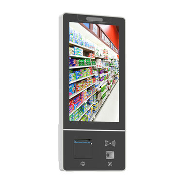 10-Point Capacitive Touch Screen Self Ordering Kiosk with 1920x1080 Resolution and Wall Mount