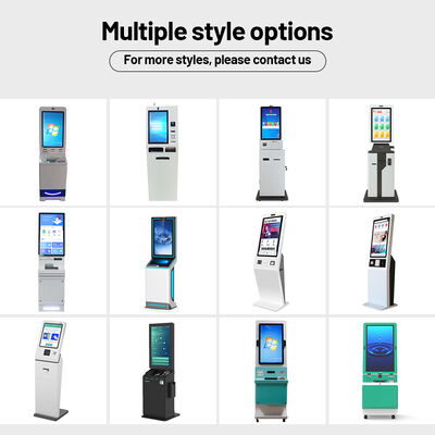 Kiosk do samodzielnego sprawdzania z rozdzielczością 1920X1080 pojemnościowym ekranem dotykowym 10-punktowym i procesorem Intel Core I5