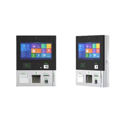 Wall Mounted Hotel Kiosk with 1920x1080 Resolution Touch Screen and Thermal Printer for Self Check-in
