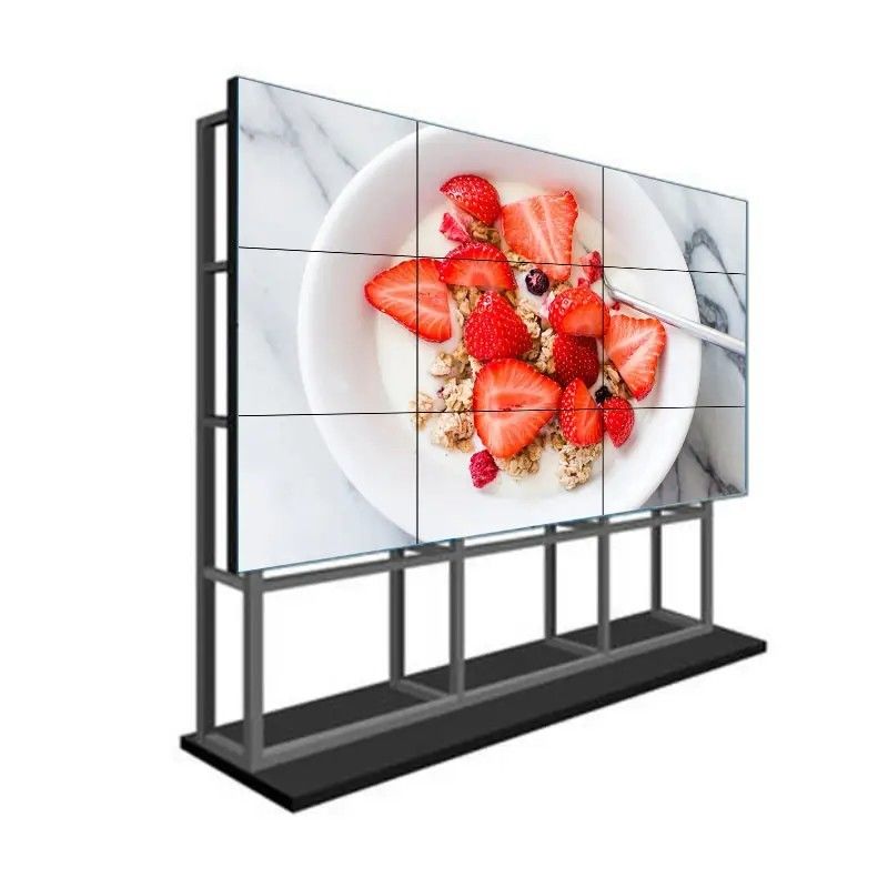55-calowa ściana LCD do łączenia z rozdzielczością 4K i wyświetlaczem o wąskiej ramce do zastosowań w ścianach wideo