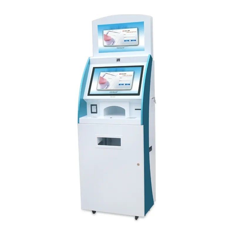 Kiosk z 22 cali bezpłatnie stojący ekran dotykowy z pojemnością dotykową do płatności samoobsługowych