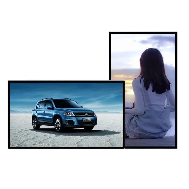 43-calowy cyfrowy kiosk z ekranem dotykowym do montażu na ścianie, z pamięcią SSD 128 GB i pojemnościowym ekranem dotykowym
