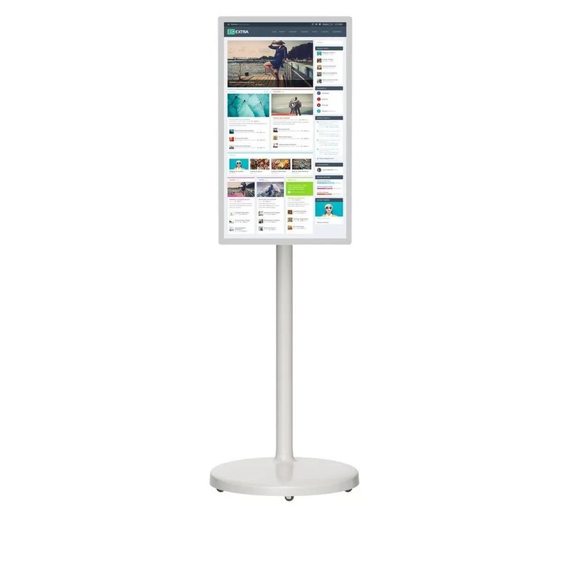 Inteligentny przenośny ekran dotykowy cyfrowy kiosk 24 cali stojak podłogowy tablet Android NFC