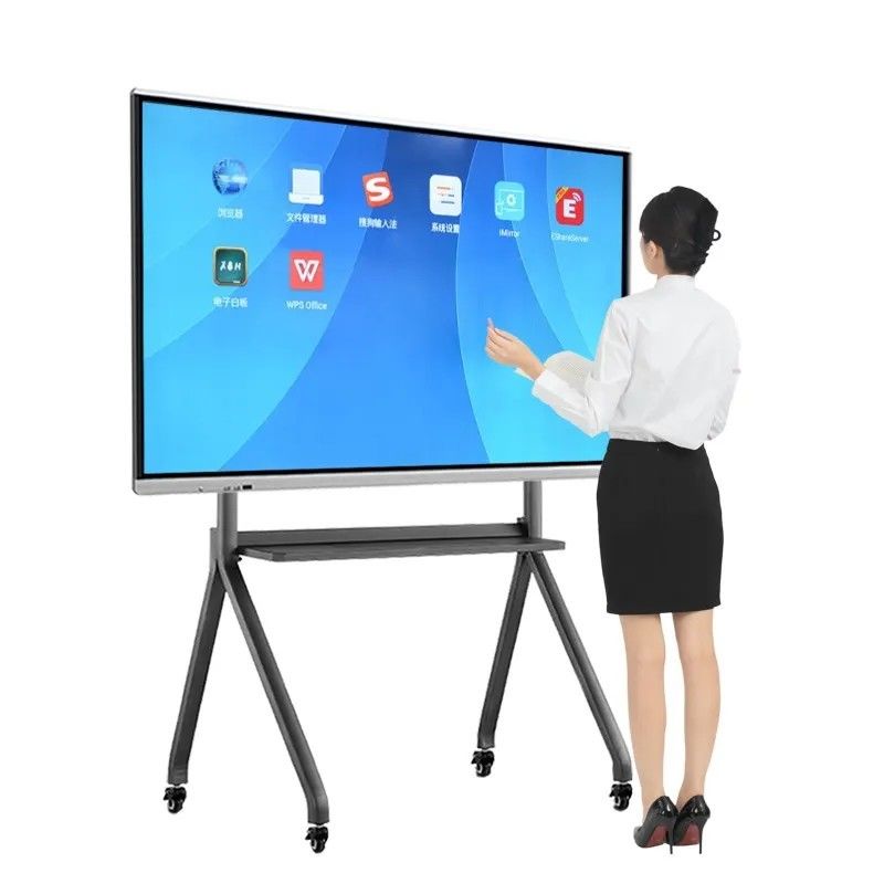 86-calowy interaktywny płaski panel z wbudowanym głośnikiem i cyfrową interaktywną tablicą białą o rozdzielczości 1920x1080