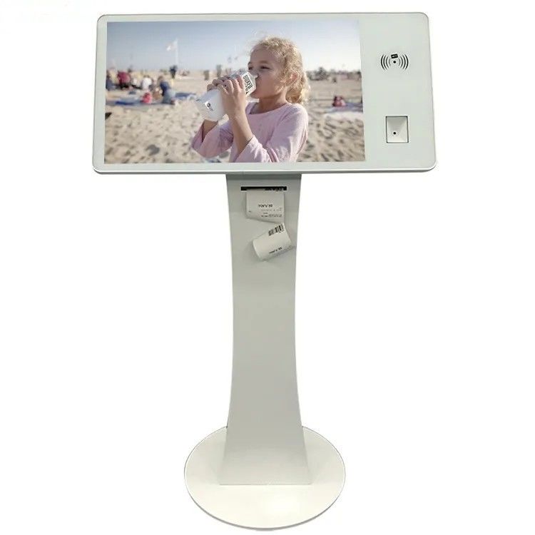 Kiosk samoobsługowy z 22 cali pojemnościowym ekranem dotykowym z skanerem kodu QR i dostosowanymi opcjami