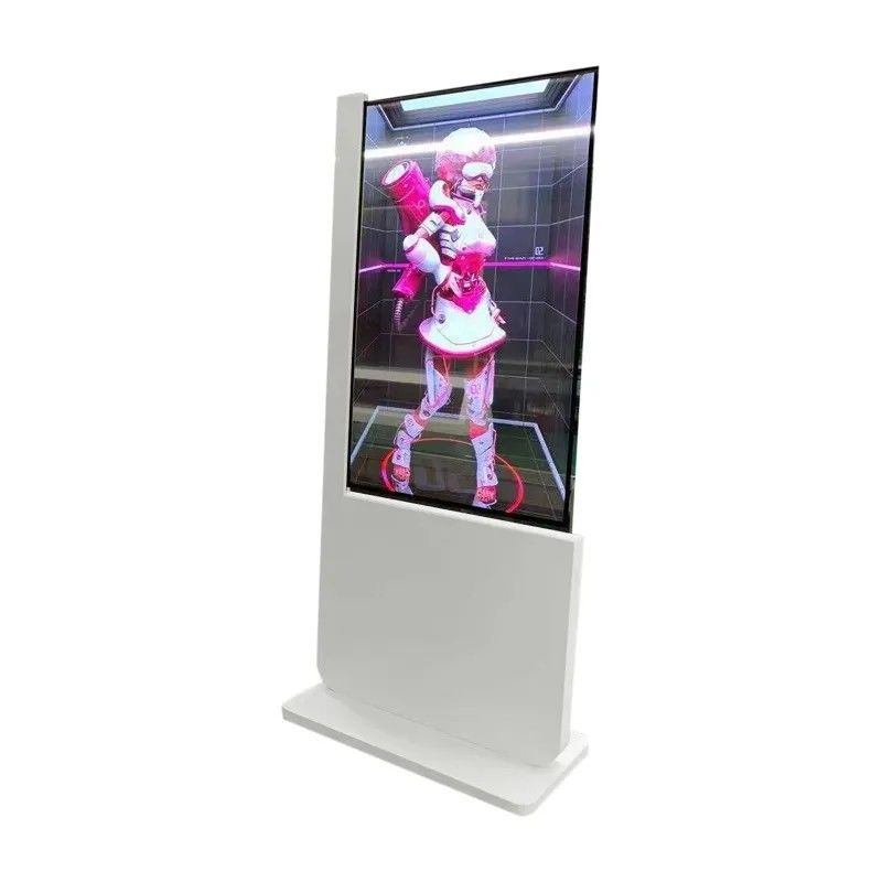 OLED 55-calowy przezroczysty ekran dotykowy wyświetlacz podłogowy Stand All In One Monitor